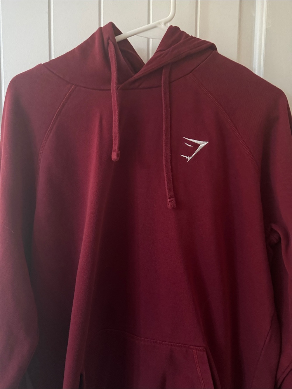 Gymshark Burgundy Men's Hooded Pullover
